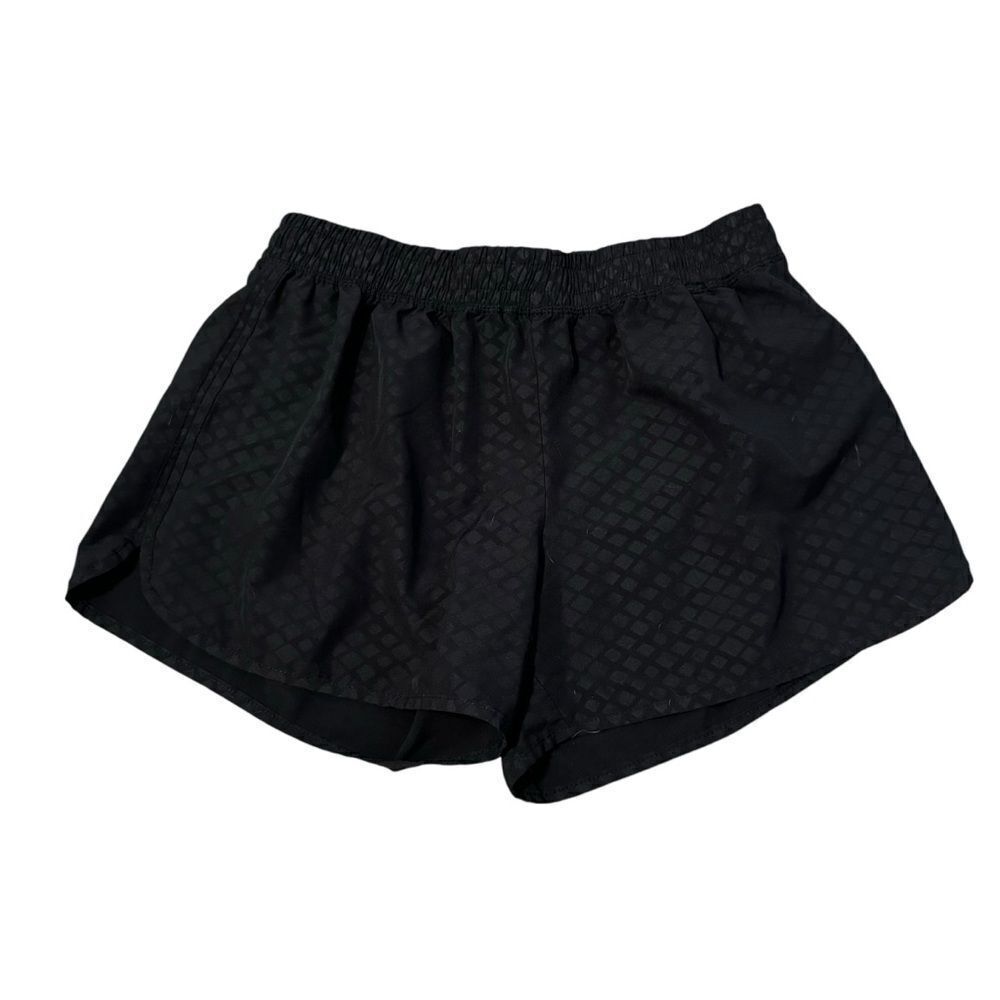 Champion Black Subtle Printed Athletic Shorts